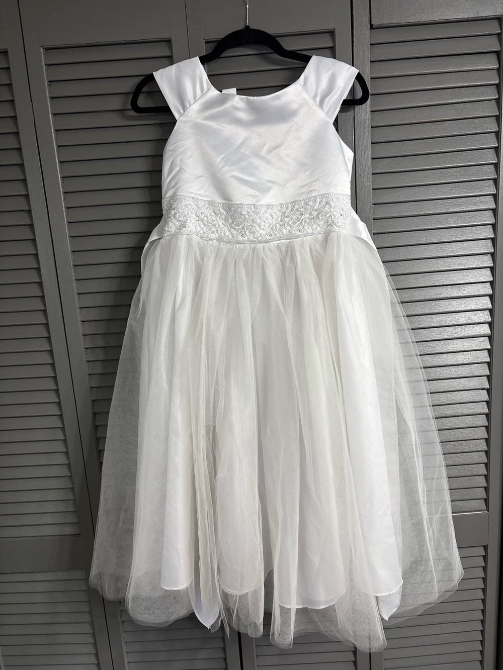 Kids Collection White Formal Dress